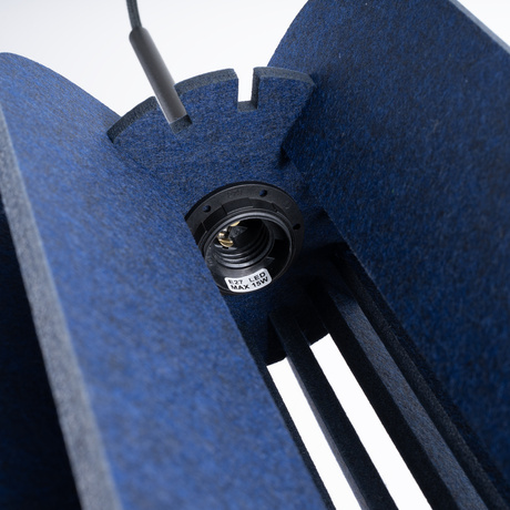 Pendant lamp MULA 27 navy