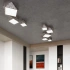 Ceiling lamp HEXA 35 silver