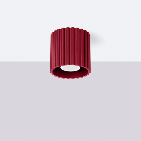 Ceiling lamp AURA 1 burgundy GU10
