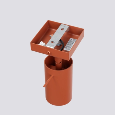 Wall lamp RING red ochra