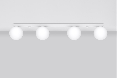 Ceiling lamp YOLI 4 white + 4x LED Bulb G9 4000K Cold White 4.5W 460lm