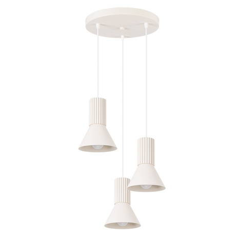 Pendant lamp ESTRIA 3P beige