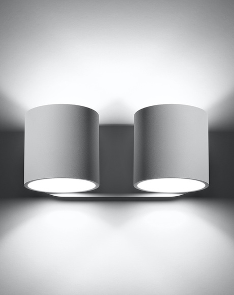 Wall lamp ORBIS 2 white +2x LED bulb G9 3000K Warm 4.5W 510lm