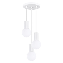Pendant lamp HALO 3P white