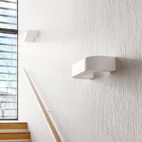 Wall ceramic lamp MAGNET white + 1x LED bulb E27 3000K Warm 7.5W 620lm