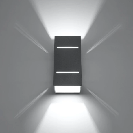 Wall lamp BLOCCO grey