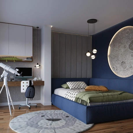 Pendant lamp HYPERION 3P black