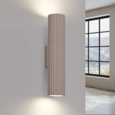 Wall lamp KARBON 10 taupe