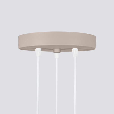 Pendant lamp KARBON 3P taupe
