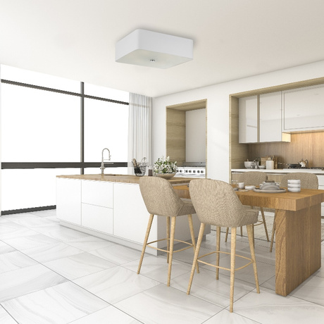 Ceiling lamp LOKKO 55 white + 5x LED Bulb E27 3000K Warm 7.5W 620lm