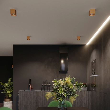 Wall lamp QUAD 1 gold