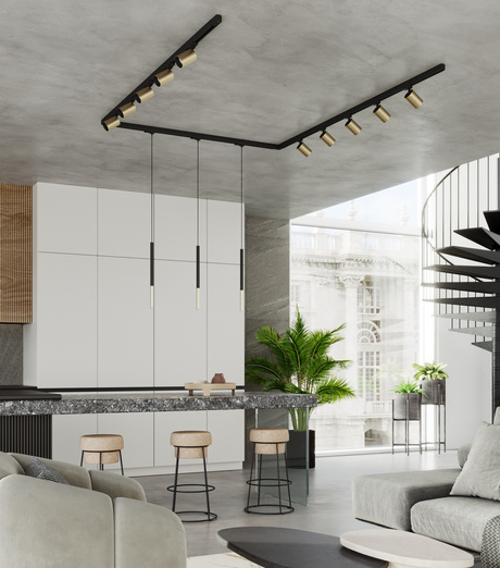 TIVA brushed brass GU10