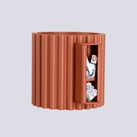 Wall lamp AURA red ochra G9