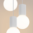 Pendant lamp HALO 3P white