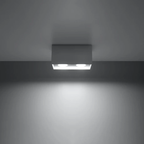 Ceiling lamp QUAD grey