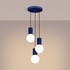 Pendant lamp HALO 3P ultramarine