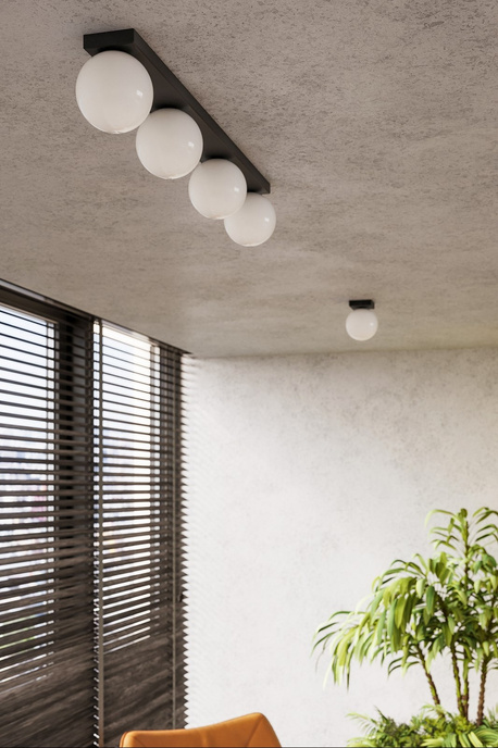 Ceiling lamp YOLI 6 black + 6x LED Bulb G9 4000K Cool White 4.5W 460lm