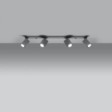 Ceiling lamp MERIDA 4L grey