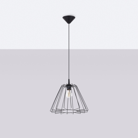 Pendant lamp TRAPO black