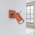 Wall lamp RING red ochra