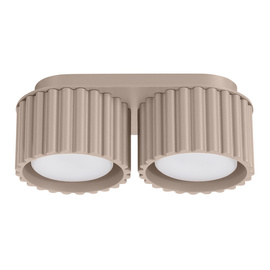 Ceiling lamp AURA 2 taupe Gx53