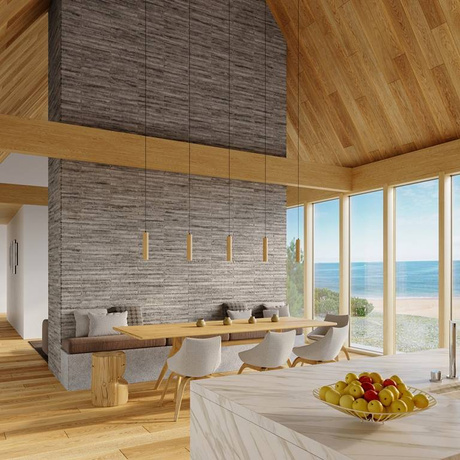 Pendant Lamp LINO 1 natural wood + 1x LED Bulb GU-10 4000K Cool White 7W 630lm