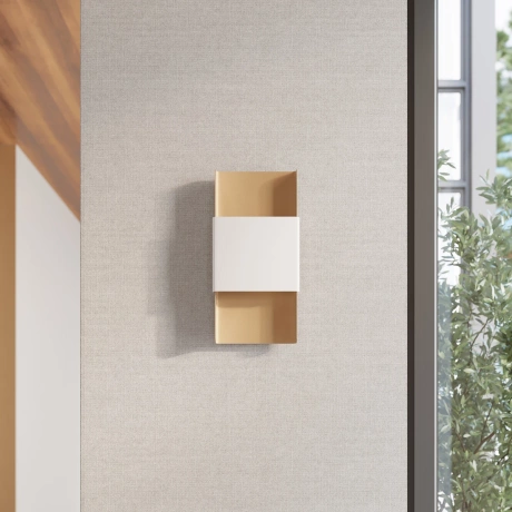 Wall lamp DURLIN gold/white