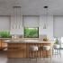 Pendant lamp REA 2 concrete