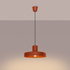 Pendant lamp BILO red ochre