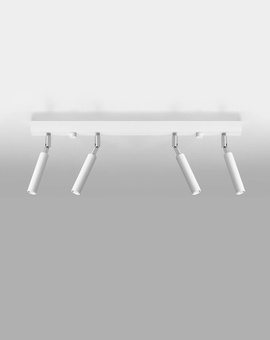 Ceiling lamp EYETECH 4 white + 4x LED Bulb G9 4000K Cool White 4.5W 530lm