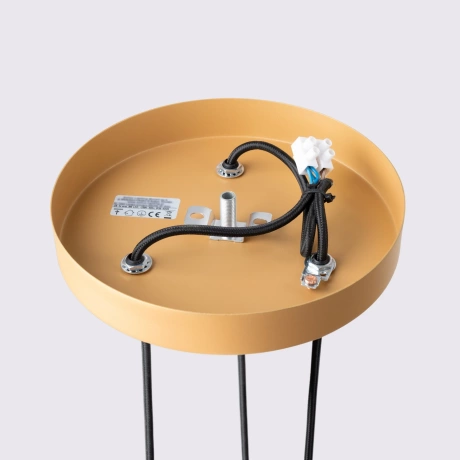 Pendant lamp KARBON 3P gold