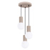 Pendant lamp HALO 3P taupe