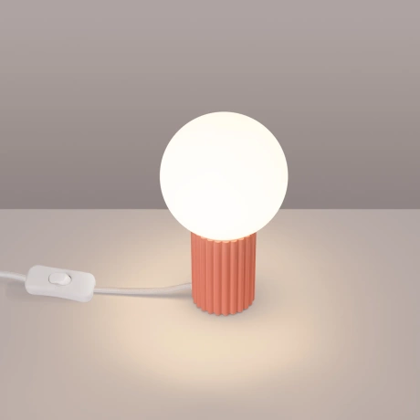 Table lamp HALO peach