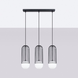 Pendant lamp BRINA 3L black