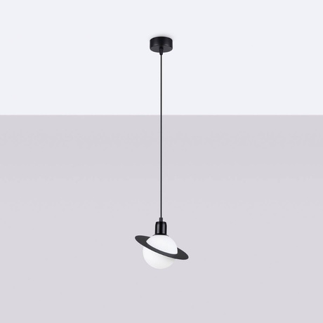 Pendant lamp HYPERION 1 black + 1x LED Bulb G9 3000K Warm 4.5W 450lm