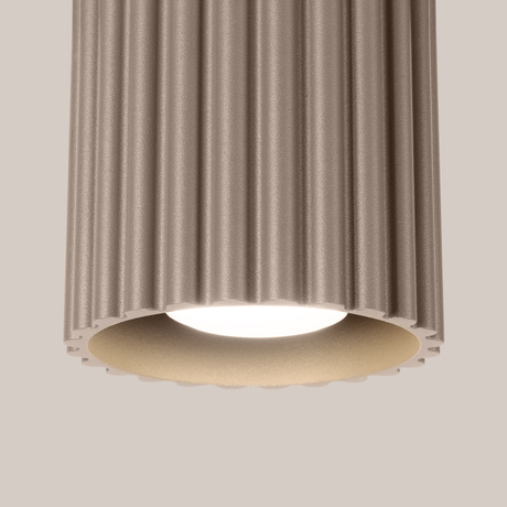 Ceiling lamp AURA 1 taupe GU10