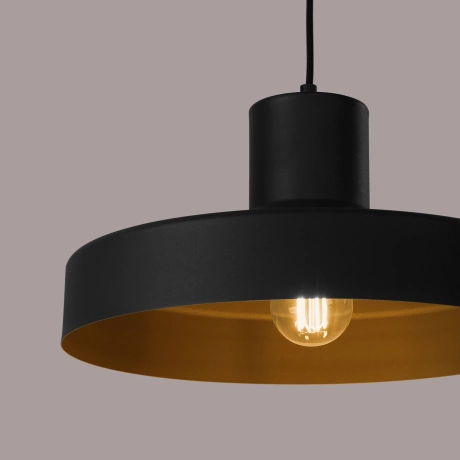 Pendant lamp BILO black