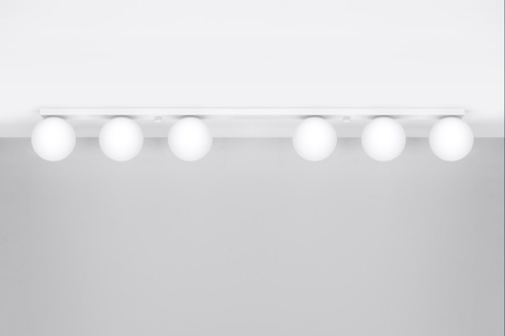 Ceiling lamp YOLI 6 white + 6x LED Bulb G9 4000K Cool White 4.5W 460lm