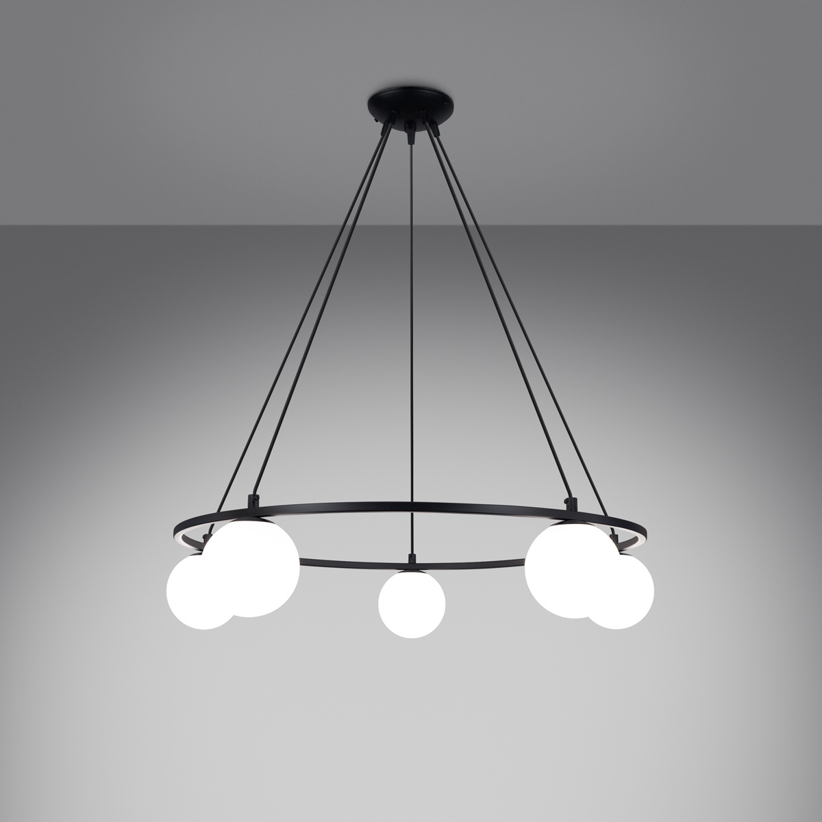 Chandelier YOLI 5 + 5x LED Bulb G9 3000K Warm 4.5W 450lm
