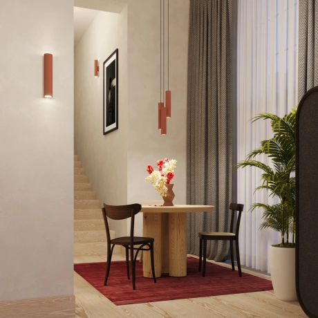 Wall lamp LAGOS 2 red ochre