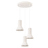Pendant lamp ESTRIA 3P beige