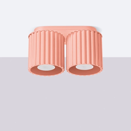 Ceiling lamp AURA 2 peach GU10