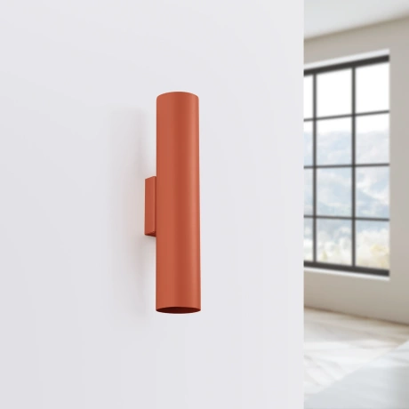 Wall lamp LAGOS 2 red ochre