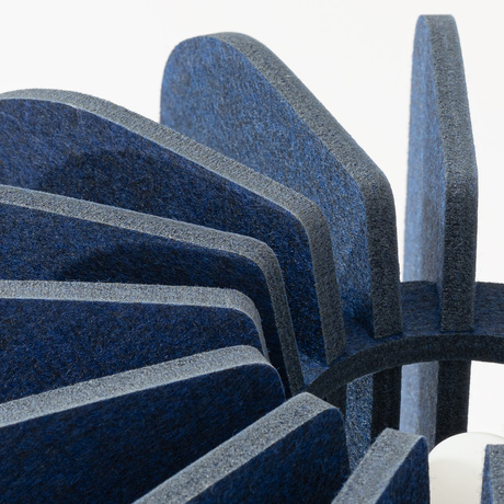 Floor lamp MULA 45 navy