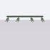 Ceiling lamp RING 4L olive green
