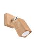 Wall lamp KEKE oak + 1x LED Bulb GU-10 3000K Warm 7W 620lm