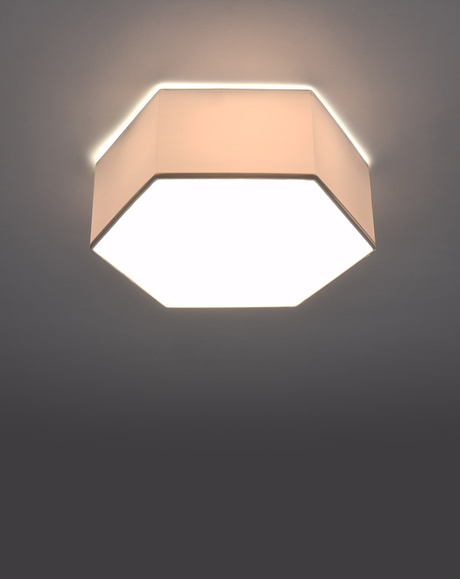 Ceiling lamp SUNDE 11 white + 2x LED Bulb E27 3000K Warm 7.5W 620lm