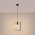 Hanging lamp ARIES natural wood + 1x LED Bulb E27 4000K Cool White 7.5W 690lm