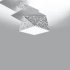 Ceiling lamp HEXA 25 silver