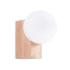 Wall lamp BULBO natural wood